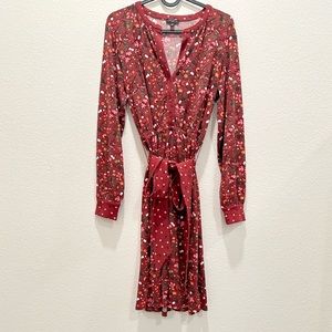 Pre-loved! TALBOTS Red Floral Dress!